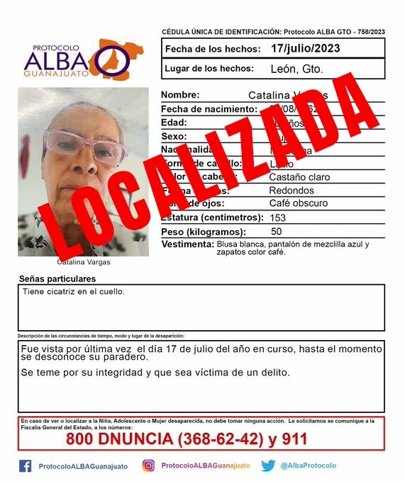 LOCALIZADA