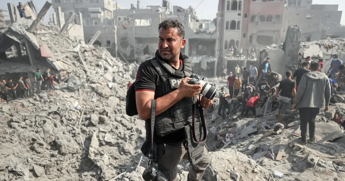 PERIODISTAS-GAZA